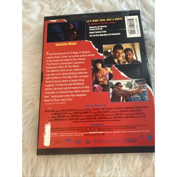 Deep Cover (DVD, 1999) - Picture 3 of 6
